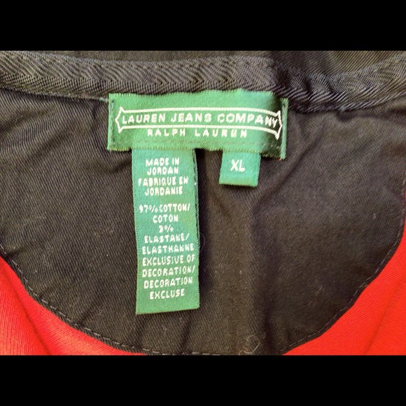 Lauren Jeans Co. ladies long sleeve top. EUC. - Picture 4 of 5